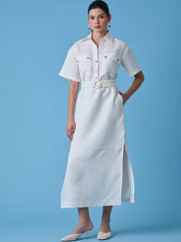 Vestido Largo Lawrence Blanco