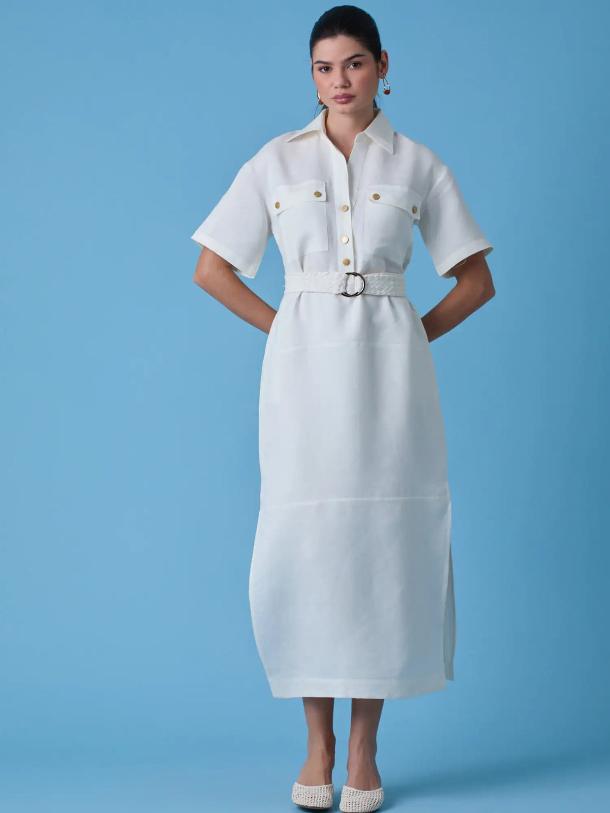 Vestido Largo Lawrence Blanco