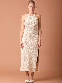 Vestido Largo Adele Beige