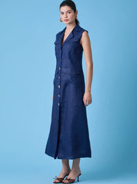 Vestido Largo Yestin Navy