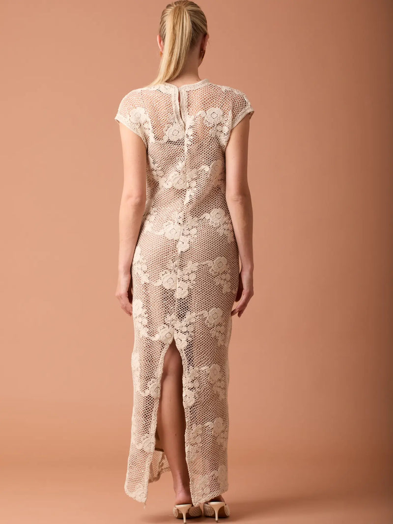 Vestido Largo Irina Beige