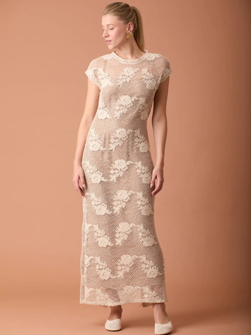 Vestido Largo Irina Beige