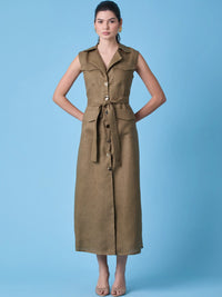 Vestido Largo Yestin Olivo