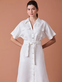 Vestido Largo Makri Blanco