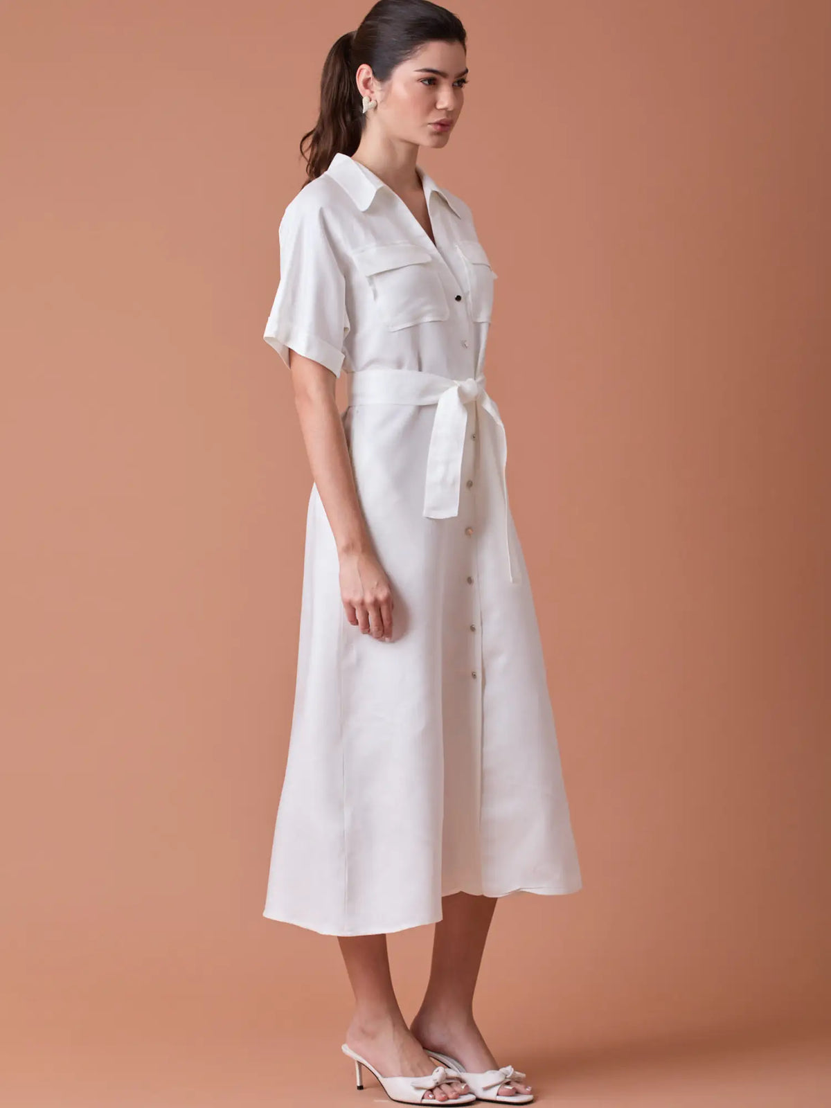 Vestido Largo Makri Blanco