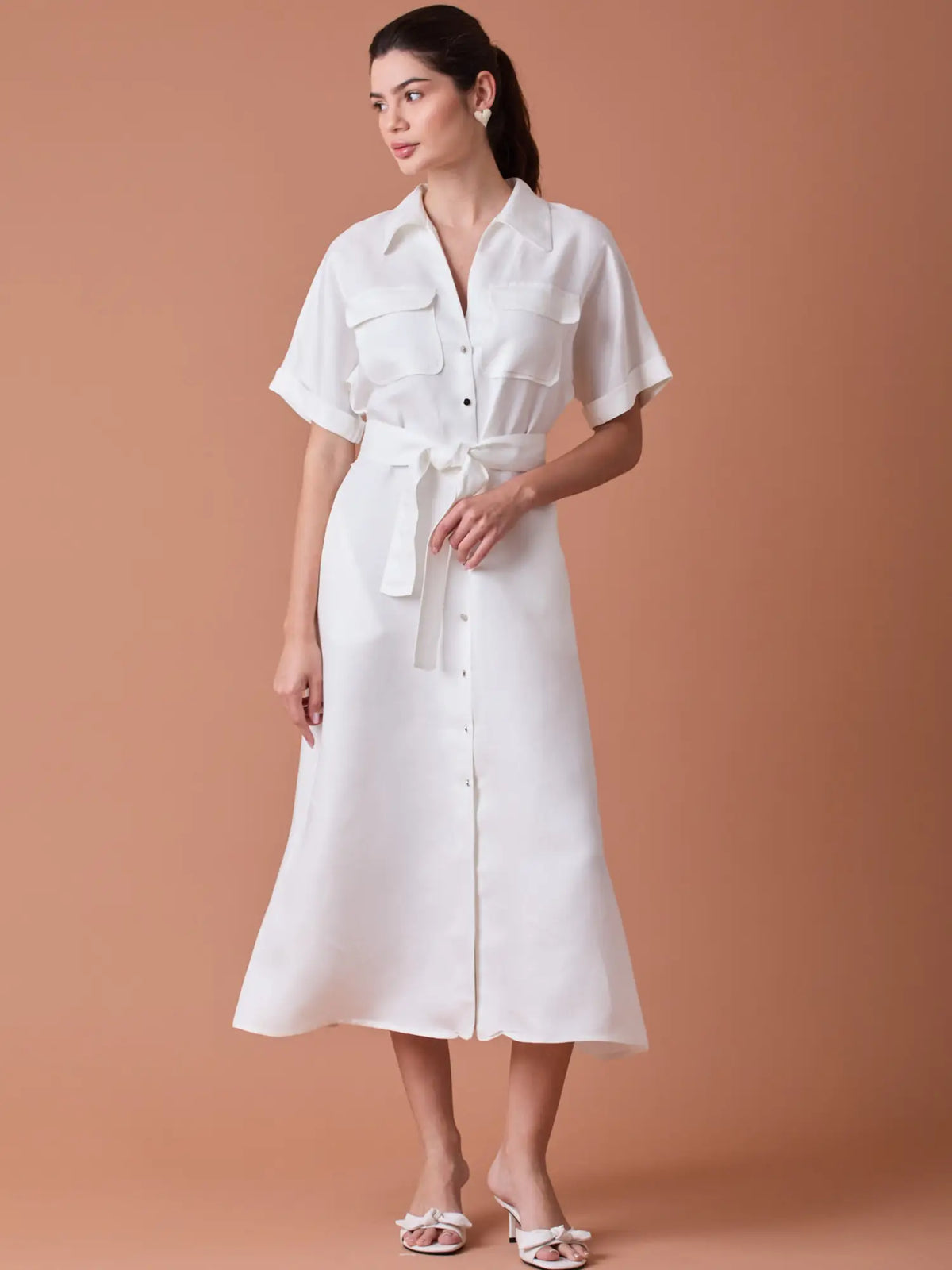 Vestido Largo Makri Blanco