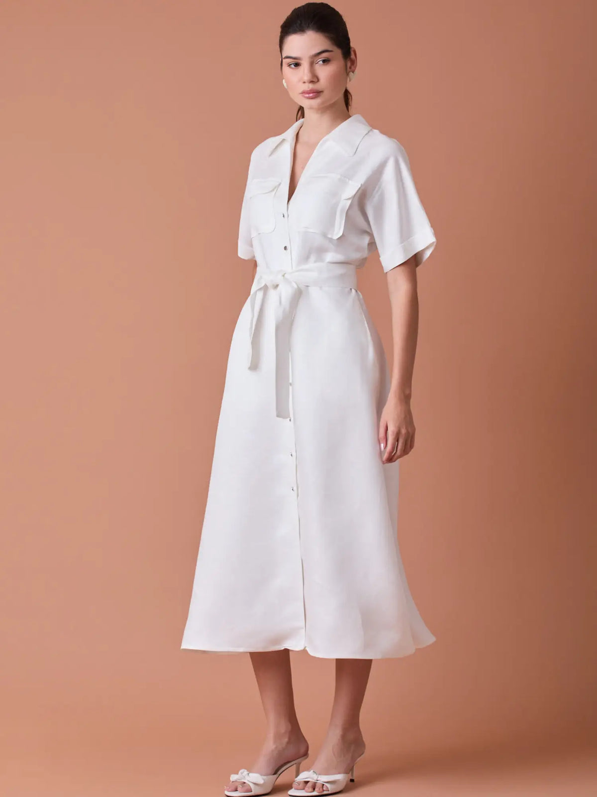 Vestido Largo Makri Blanco