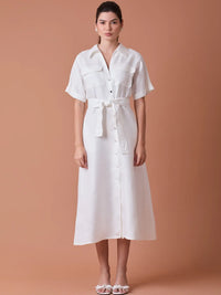 Vestido Largo Makri Blanco