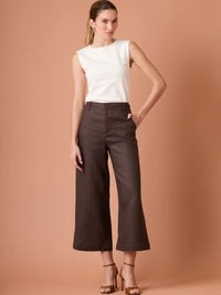 Pantalon Largo Dama Cafe