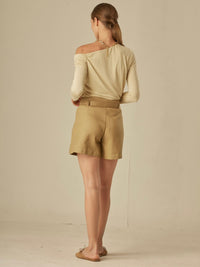 Falda Short Bess Camel