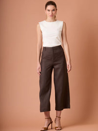 Pantalon Largo Dama Cafe