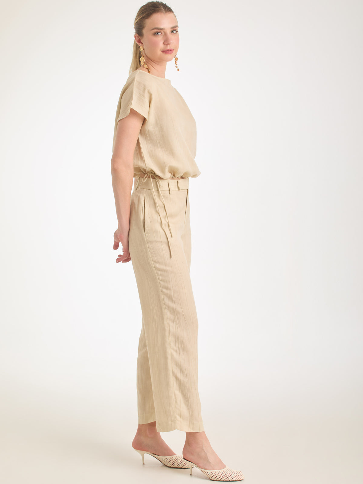 Pantalon Largo Chic Vainilla