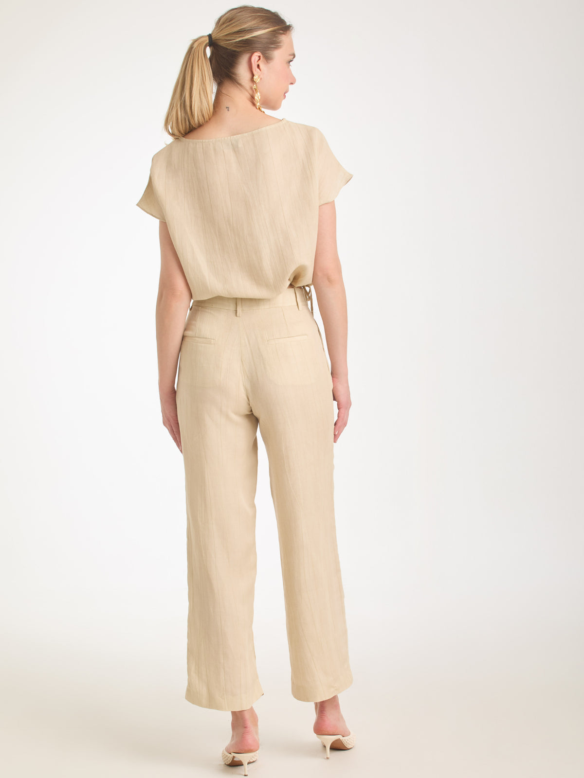 Pantalon Largo Chic Vainilla