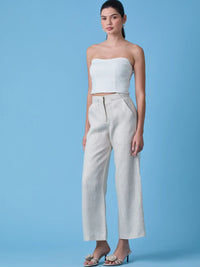 Pantalon Largo Jonie Ivory