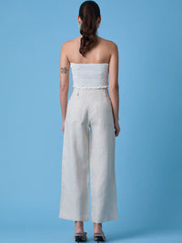 Pantalon Largo Jonie Ivory