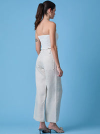 Pantalon Largo Jonie Ivory