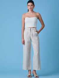 Pantalon Largo Jonie Ivory
