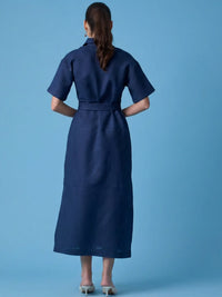 Vestido Largo Lawrence Navy