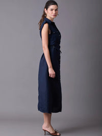 Vestido Largo Celyse Navy