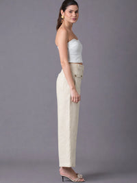 Pantalon Largo Hadria Crema