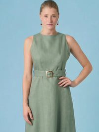 Vestido Largo Brisley Olivo