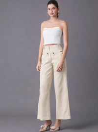 Pantalon Largo Hadria Crema