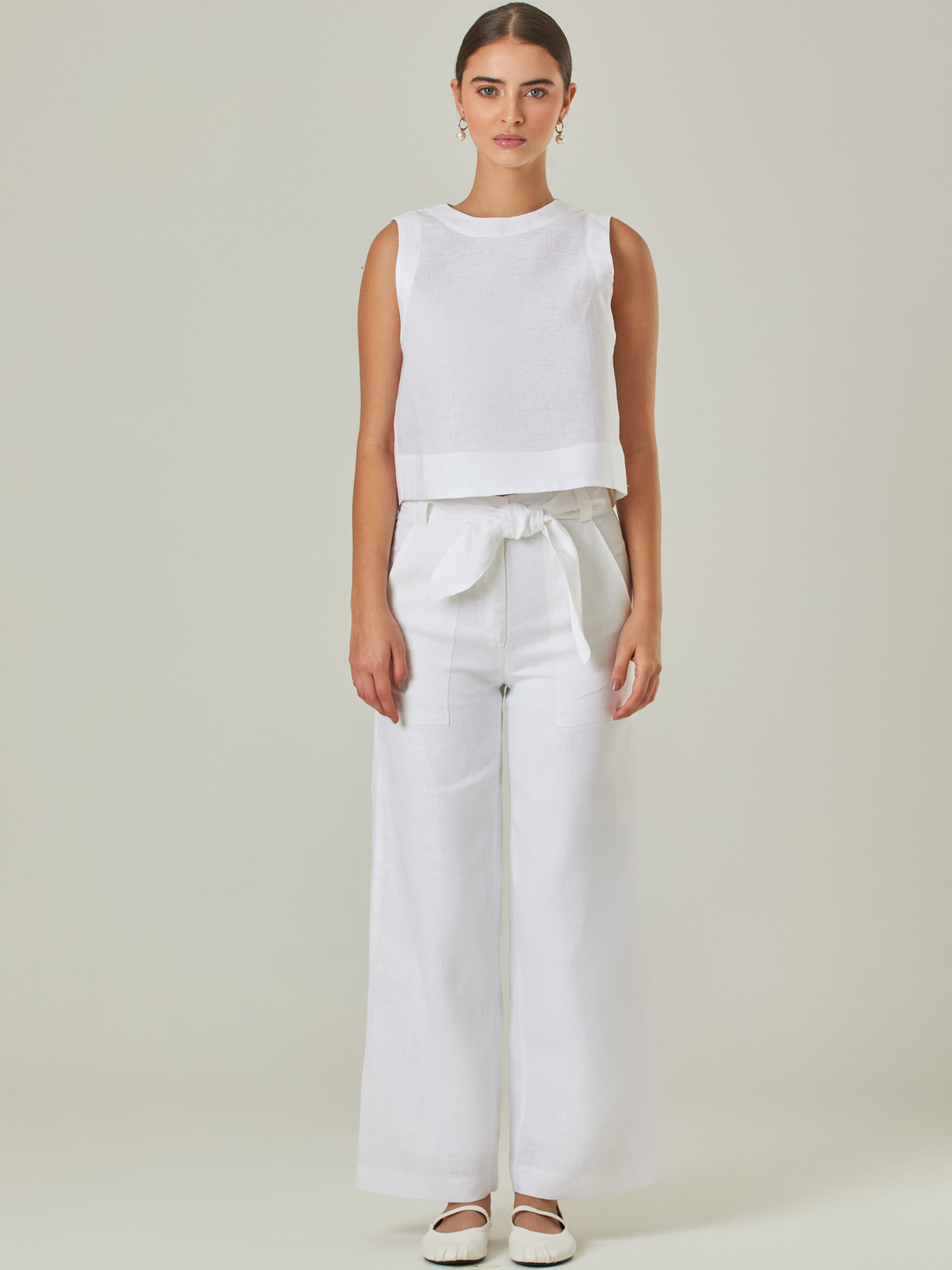 Pantalon Largo Kintore Blanco