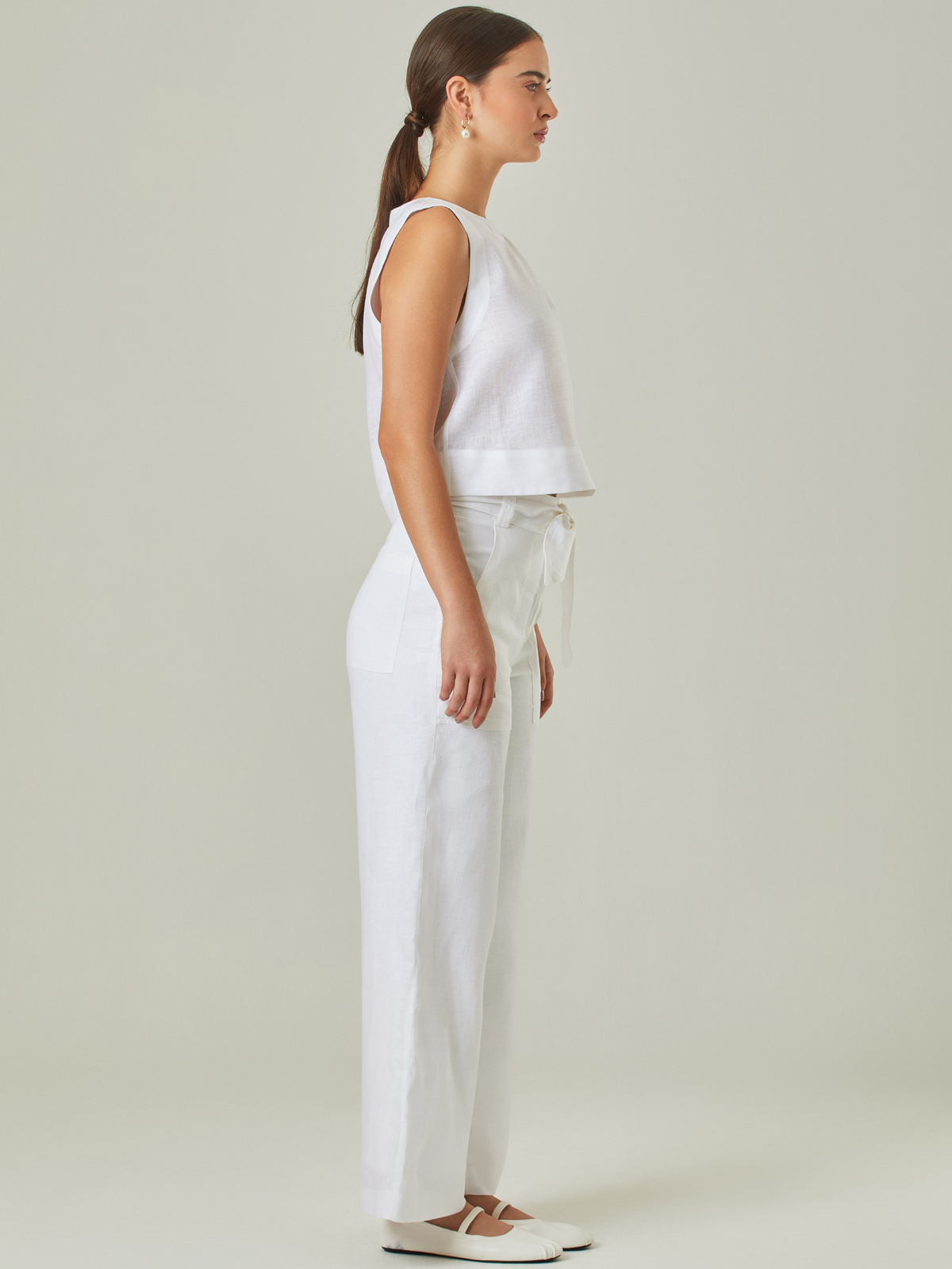 Pantalon Largo Kintore Blanco