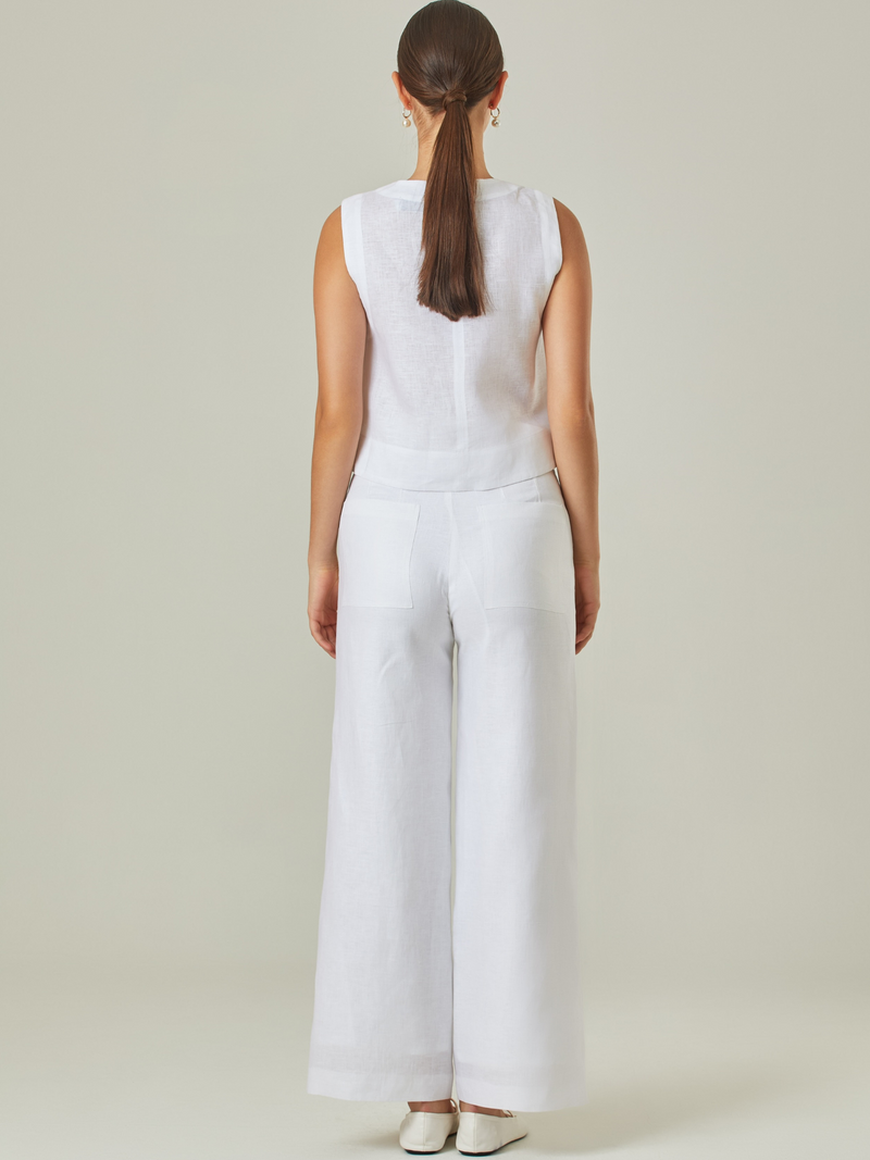 Pantalon Largo Kintore Blanco