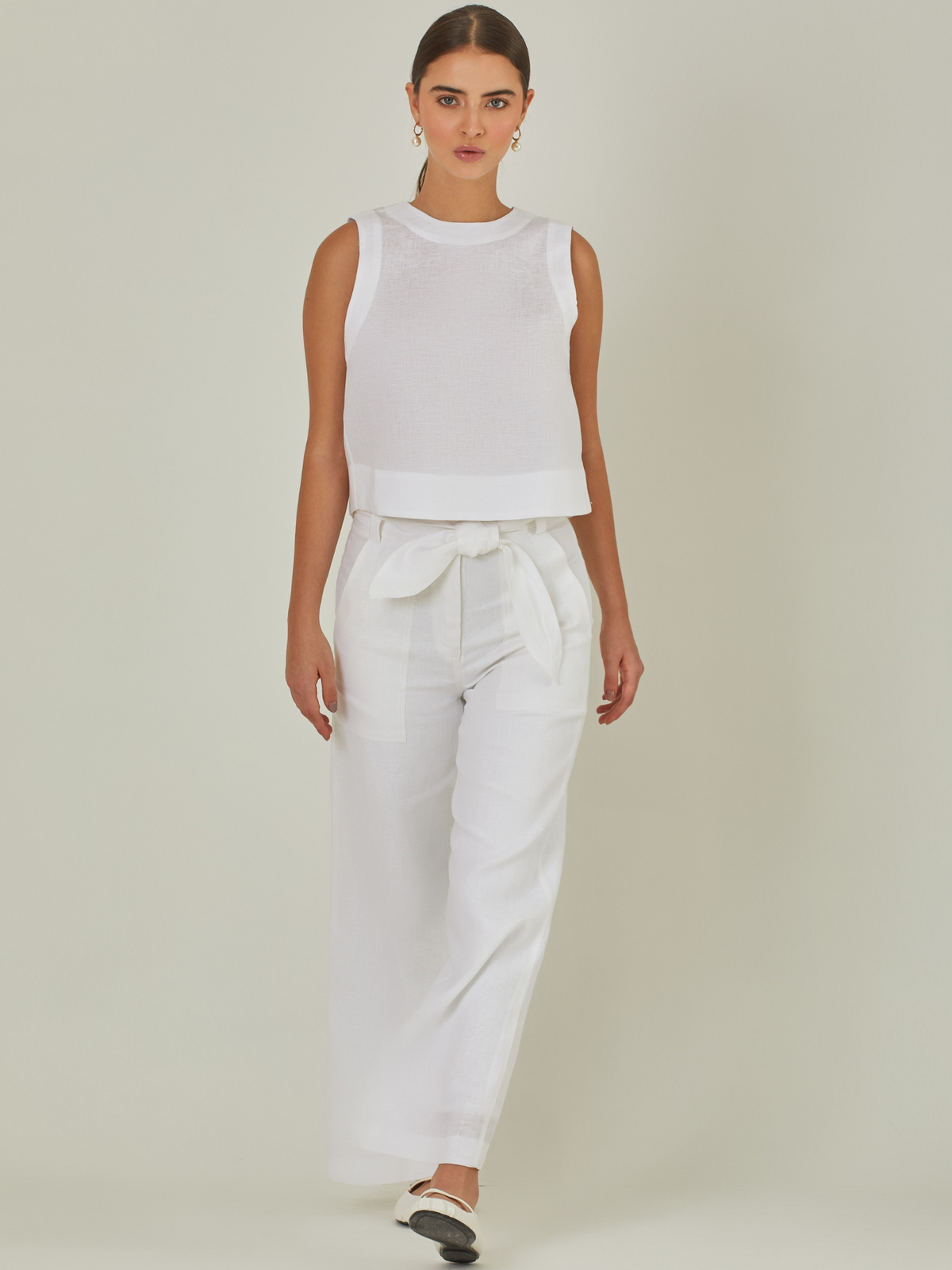 Pantalon Largo Kintore Blanco