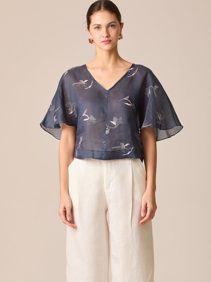 Blusa Shela Azul