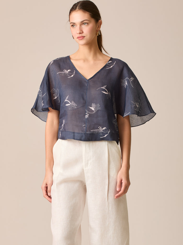 Blusa Shela Azul