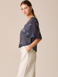 Blusa Shela Azul