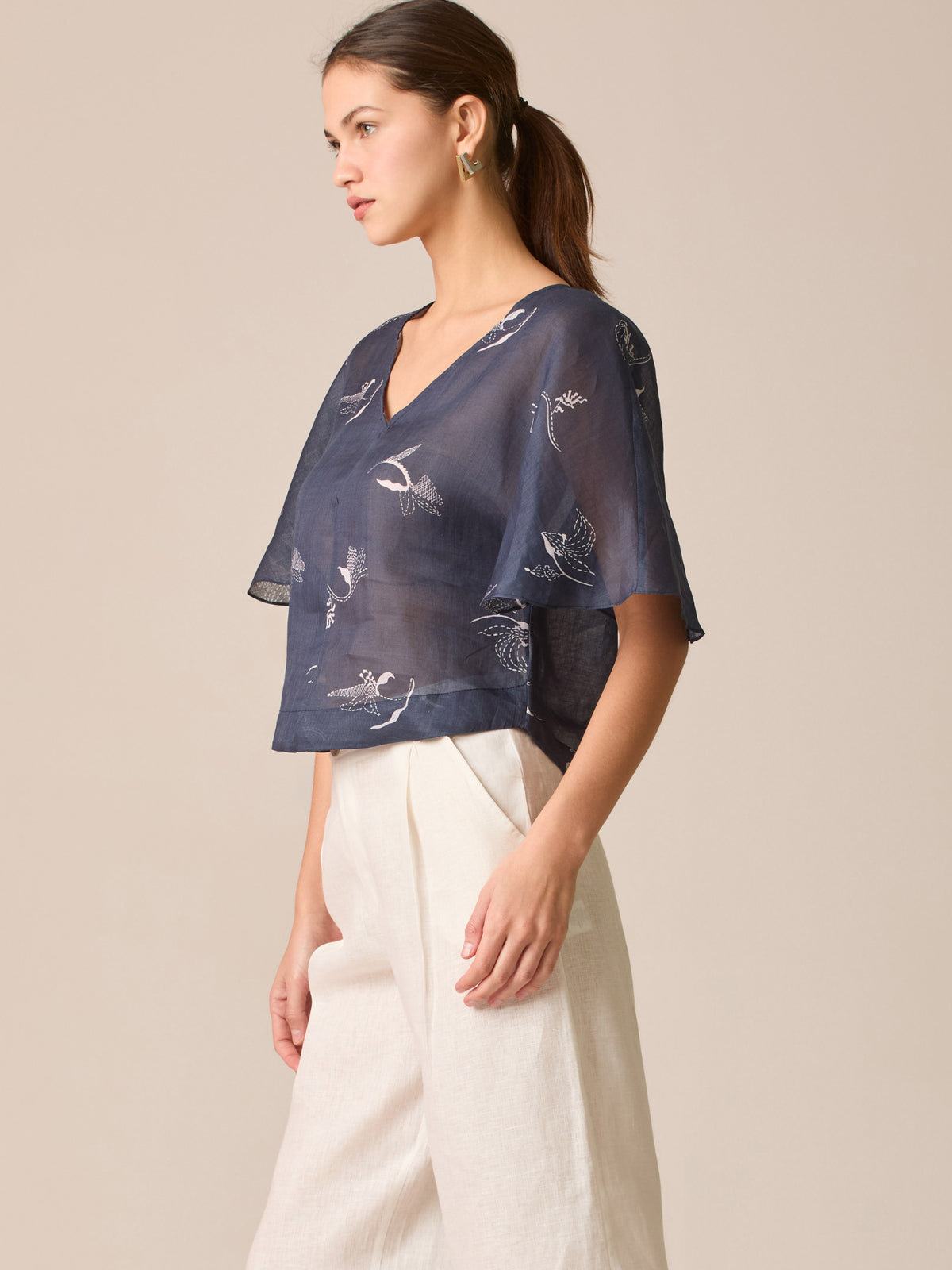 Blusa Shela Azul