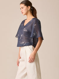 Blusa Shela Azul