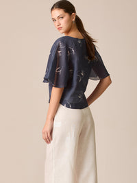 Blusa Shela Azul