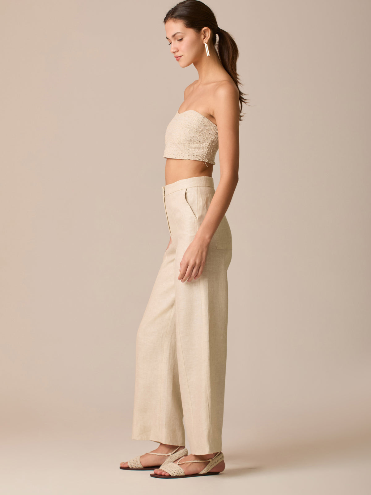 Pantalon Largo Yamba Natural