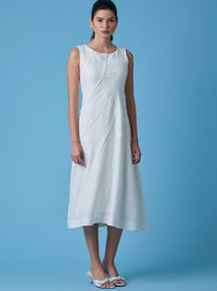 Vestido Largo Dotty Blanco