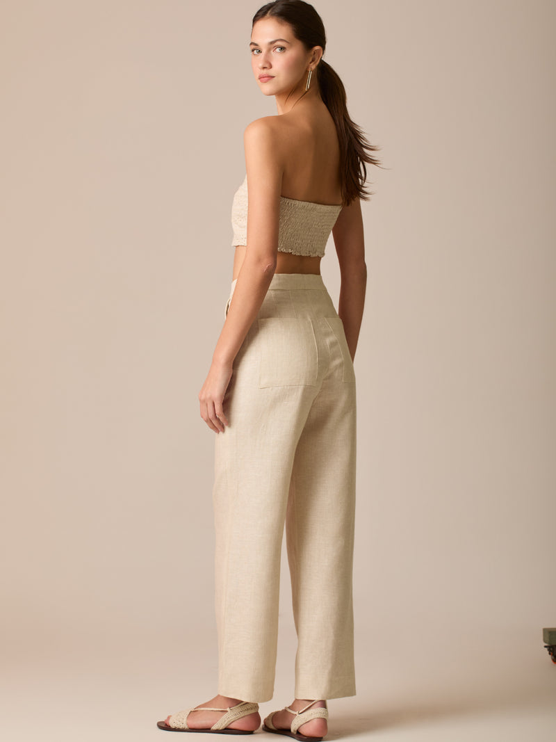 Pantalon Largo Yamba Natural