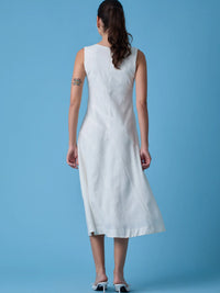 Vestido Largo Dotty Blanco