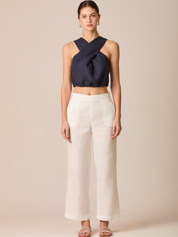 Pantalon Largo Lampedusa Blanco