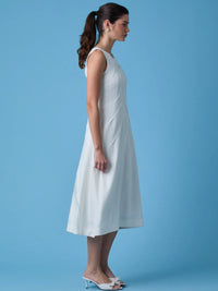 Vestido Largo Dotty Blanco