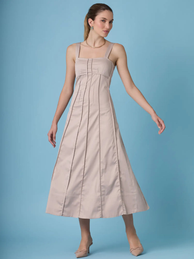 Vestido Largo Fana Habano