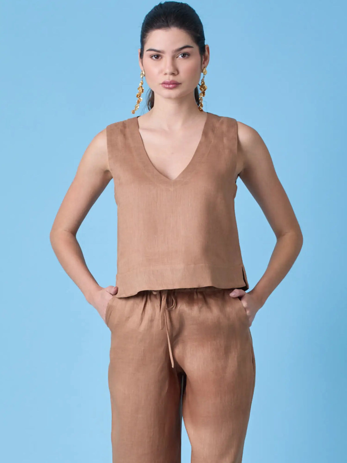 Blusa Clive Cafe