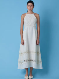 Vestido Largo Martini Ivory