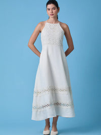 Vestido Largo Martini Ivory