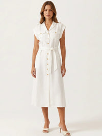 Vestido Largo Brugola Blanco