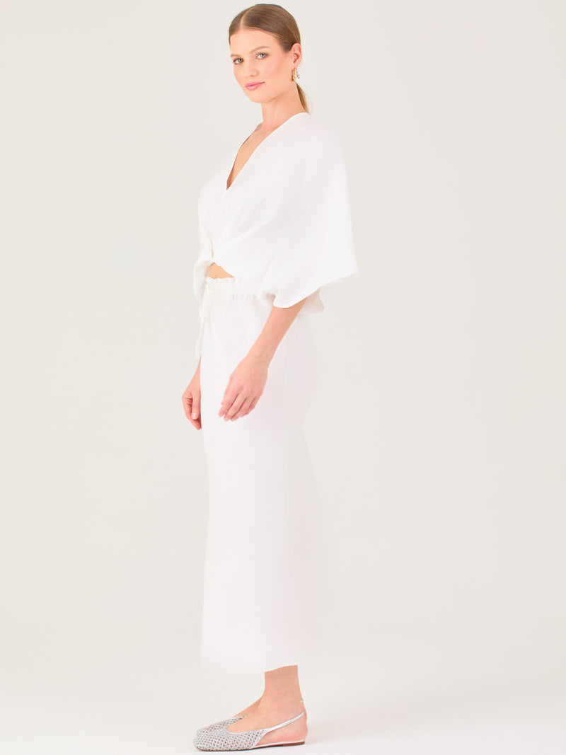 Falda Larga Clarella Blanco