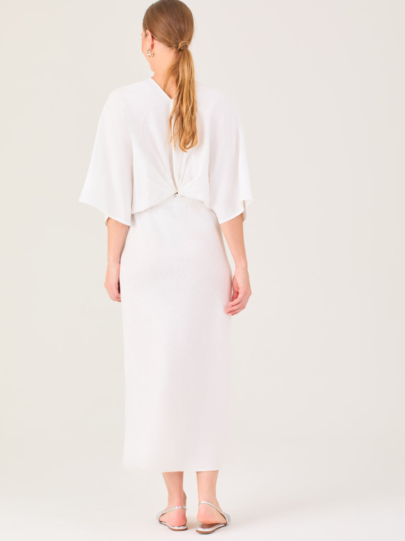 Falda Larga Clarella Blanco