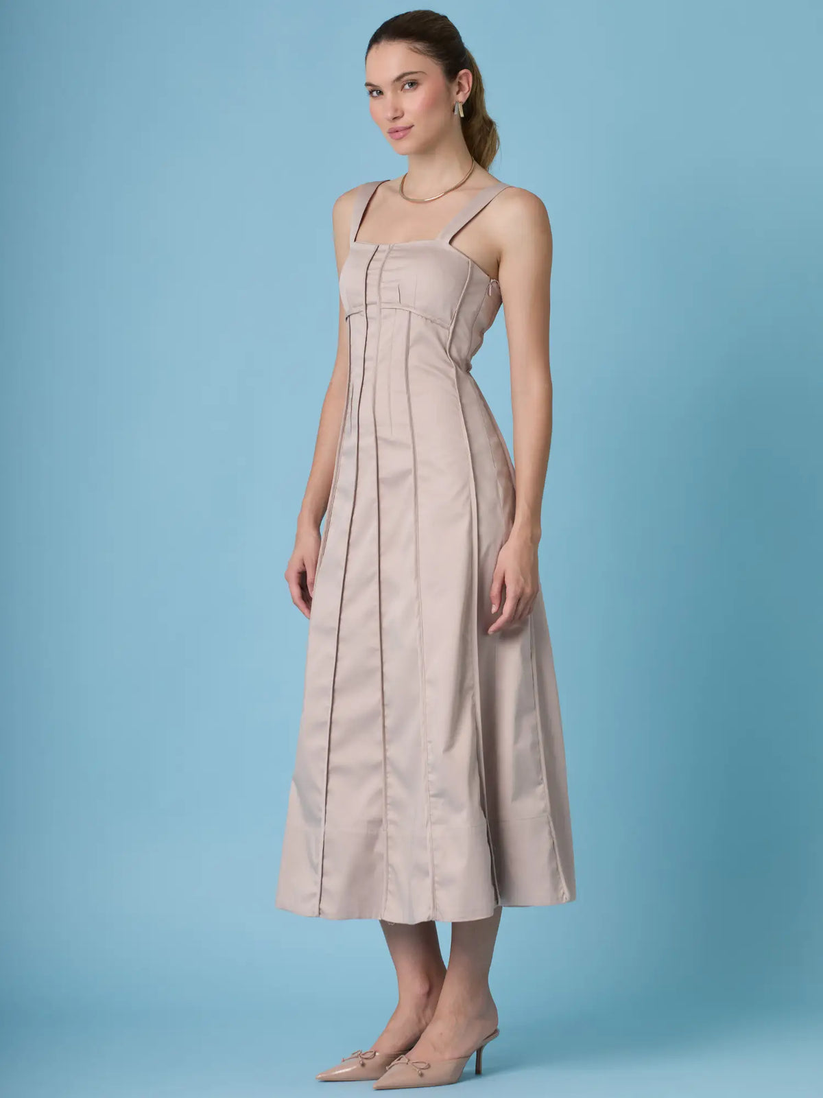 Vestido Largo Fana Habano